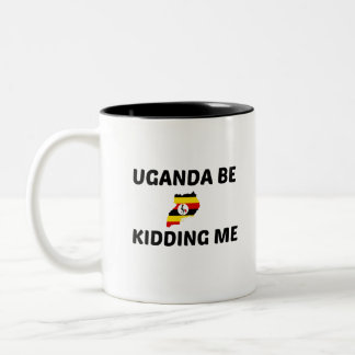 UGANDA KÖNNEN MICH ZWEIFARBIGE TASSE