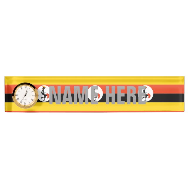 Uganda Namensplakette (Vorderseite)