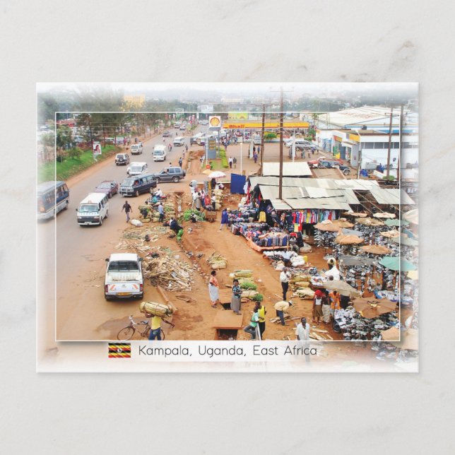 Uganda Postkarte (Vorderseite)