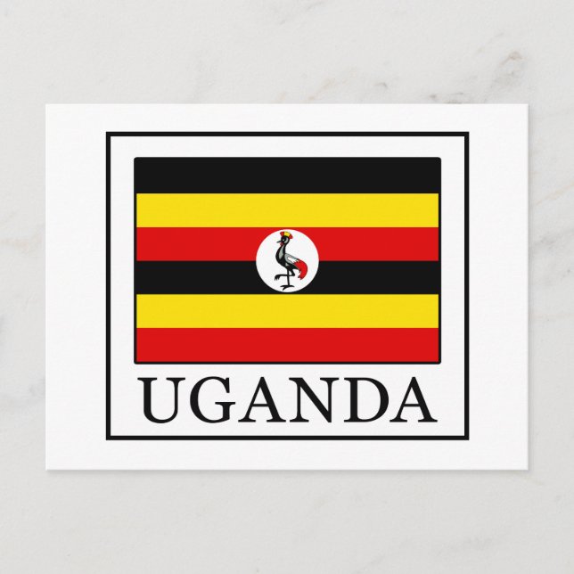 Uganda Postkarte (Vorderseite)