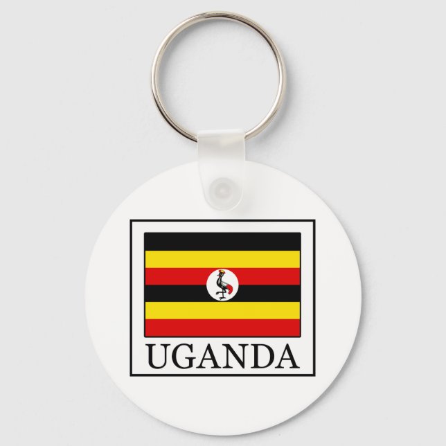 Uganda Schlüsselanhänger (Vorderseite)