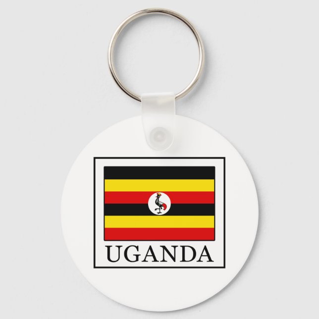 Uganda Schlüsselanhänger (Vorderseite)