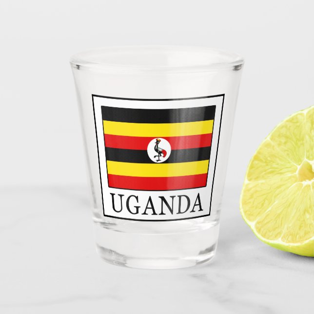 Uganda Schnapsglas (Vorderseite)