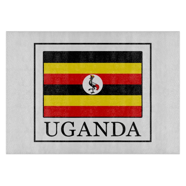 Uganda Schneidebrett (Vorderseite)