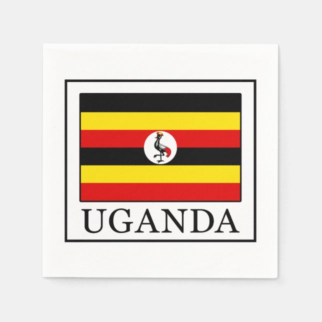 Uganda Serviette (Vorderseite)