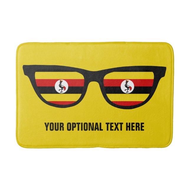 Uganda Shades-Staubmatten Badematte (Vorderseite)