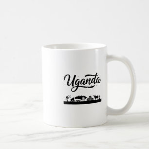 Uganda Skyline Reise Urlaub Outfits Kaffeetasse