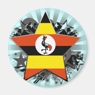 Uganda Star Magnet