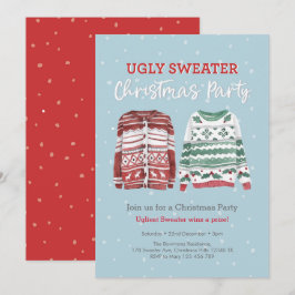 Uganda Sweater Weihnachtszeit Party Einladung
