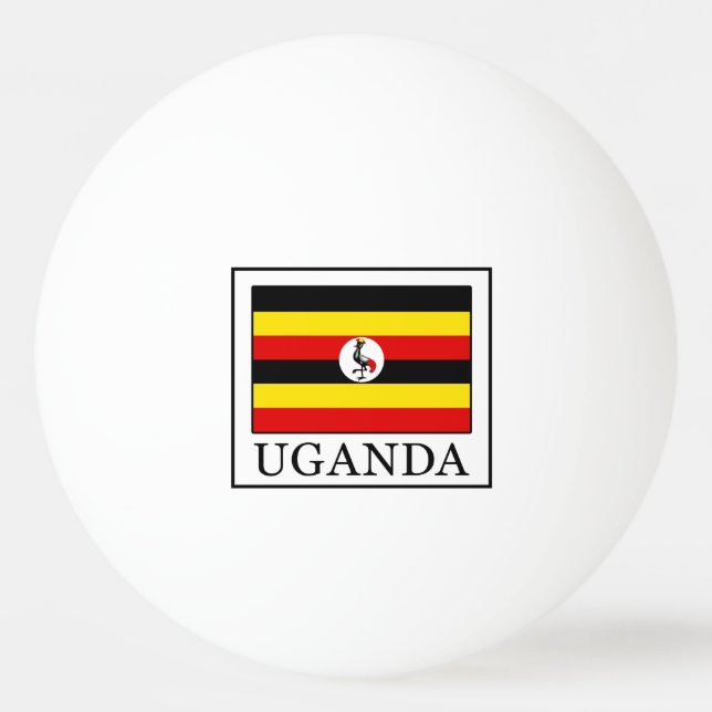 Uganda Tischtennisball (Vorderseite)