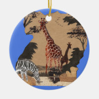 Uganda Wildlife Karte