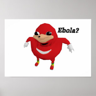 Ugandan Knuckles Krieger Poster
