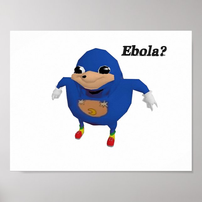 Ugandan Sanic Warrior Poster (Vorne)