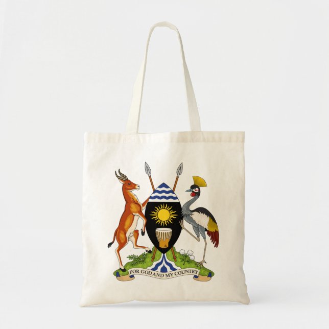 Ugandas-Emblem Tragetasche (Vorne)