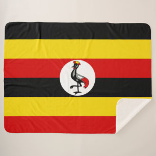 Ugandische Flagge (Uganda) Sherpadecke