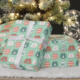 Ugg Christmas Sweater Holiday Wrapping Paper Geschenkpapier