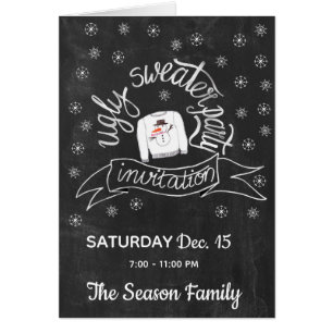 Ugg Christmas Sweater Party Einladung