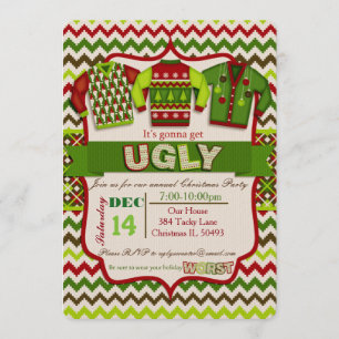 Ugg Christmas Sweater Party Einladung