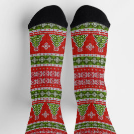 Ugg Christmas Sweater Red Holiday Novelty Socken