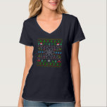 Ugg Christmas Sweater Science T-Shirt<br><div class="desc">Ugg Christmas Sweater Science</div>