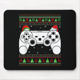 Ugg Christmas Sweater Video Game Controller Xmas Mousepad
