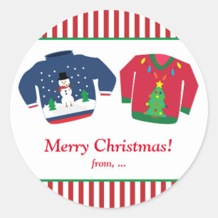 Ugg Christmas Sweaters Holiday Party Aufkleber