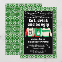 Ugg Christmas Sweaters Holiday Party Green