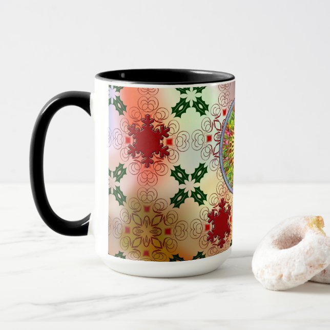 Ugg Sweater Christmas Design Tasse (Mit Donut)