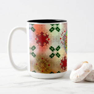 Ugg Sweater Christmas Design Zweifarbige Tasse