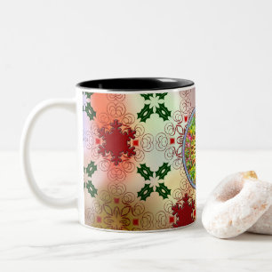Ugg Sweater Christmas Design Zweifarbige Tasse