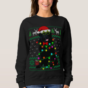 Ugg Sweater Christmas Lights Newfundland Dog Pup Sweatshirt
