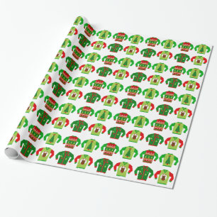 Ugg Sweater Christmas Wrapping Paper Geschenkpapier