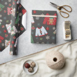 Ugg Sweater Christmas Wrapping Paper Geschenkpapier<br><div class="desc">Geschenkverpackung ist so wichtig wie das Geschenk selbst! Mit lustigen,  süßen Theme-Mustern mit Abbildungen von Santa,  Lebkuchen,  Gnome,  Weihnachtsbaum,  Rentier,  Muskatnuss-Soldat,  Schneemann,  Schmuck und Schneeflocken im kohlegrauen Hintergrund. Machen Sie Ihren Receiver mit dieser lustigen Geschenkpackung noch attraktiver!</div>