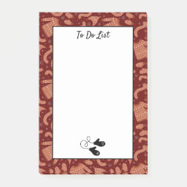 Ugg Weihnachts Sweater Hat Scarf Red zu tun Liste Post-it Klebezettel