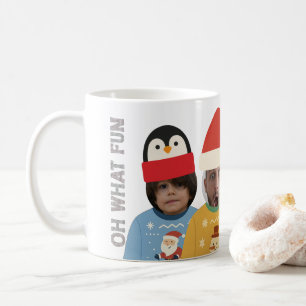 Uggulwein Sweater Funny Face Personalisiert Kaffeetasse