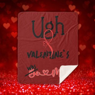 Ugh Valentine - War meine in tiefrot Sherpadecke