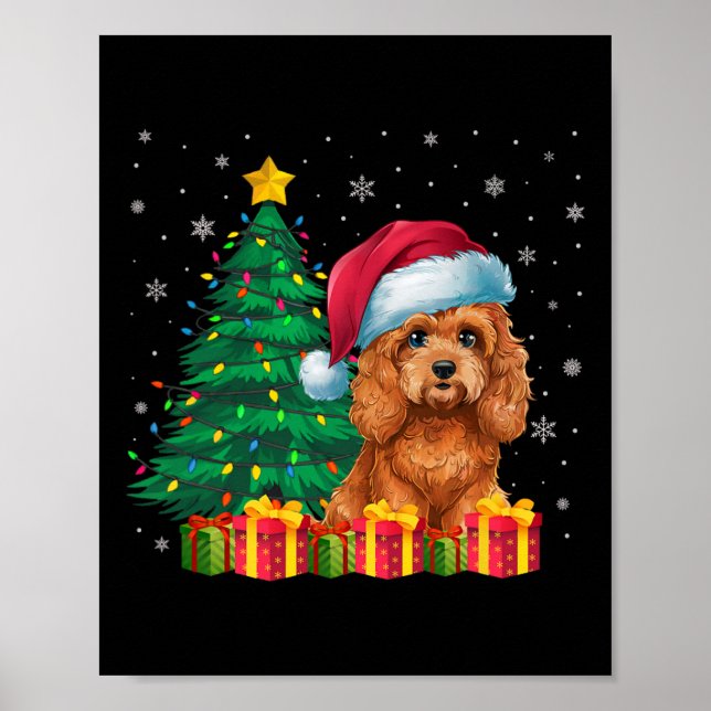 Ugi Apoo Weihnachtsmannmütze Weihnachtsleuchten Do Poster (Vorne)