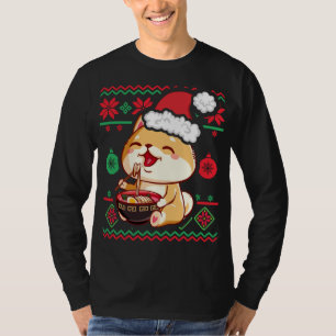 Ugi Christmas Sweater Kawaii Anime Shiba Inu Eati T-Shirt