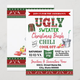 Ugi Sweater & Chili Cook Abends Weihnachtsbash Einladung