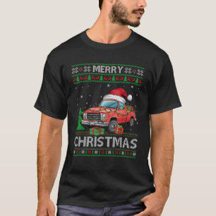 Ugi Xmas Sweater Style Leuchten Weihnachtsmann Lie T-Shirt