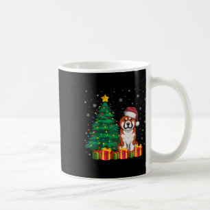 Ugly Akita Weihnachtsmannmütze Weihnachtsleuchten  Kaffeetasse