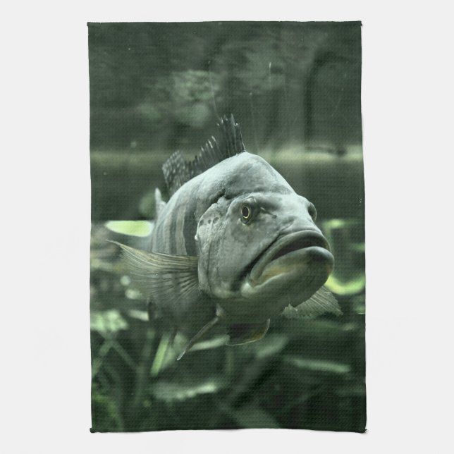 Ugly Aquarium Fish Geschirrtuch (Vertikal)