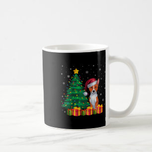 Ugly Basenji Weihnachtsmannmütze Weihnachtsleuchte Kaffeetasse