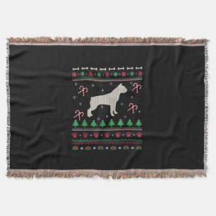 Ugly Boston Terrier Dog Xmas Geschenk Boston Terri Decke