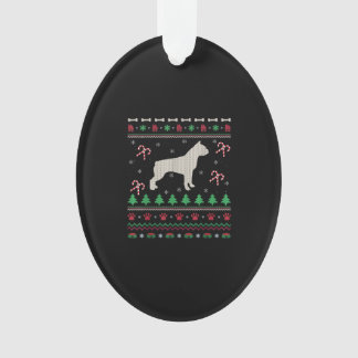Ugly Boston Terrier Dog Xmas Geschenk Boston Terri Ornament