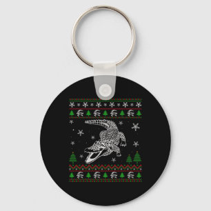 Ugly Christmas für Alligator Liebhaber Spaß Ugly Schlüsselanhänger