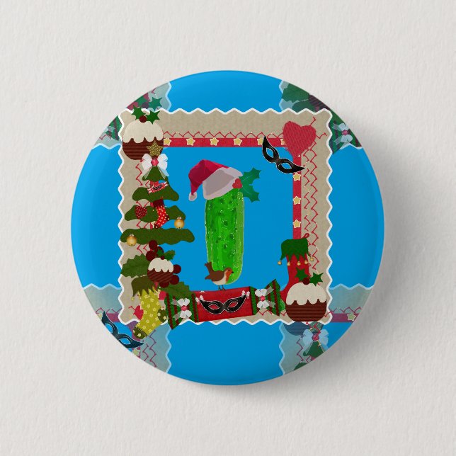 ugly christmas pickle button (Vorderseite)