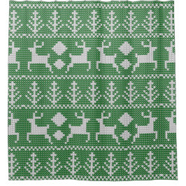 Ugly Christmas Sweater Duschvorhang