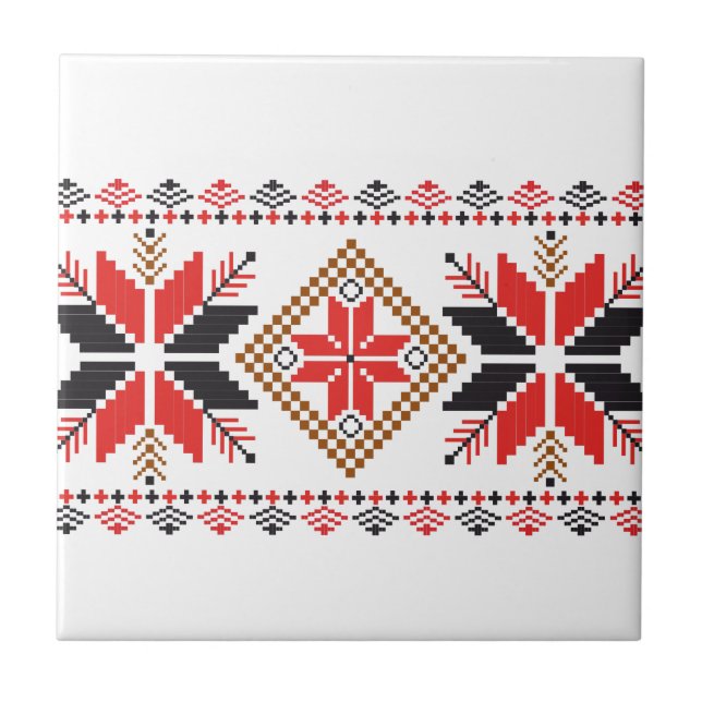 Ugly Christmas Sweater Fair Isle Fliese (Vorderseite)