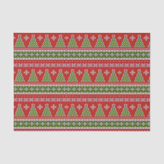 Ugly Christmas Sweater | Fair Isle Seidenpapier (Vorderseite)